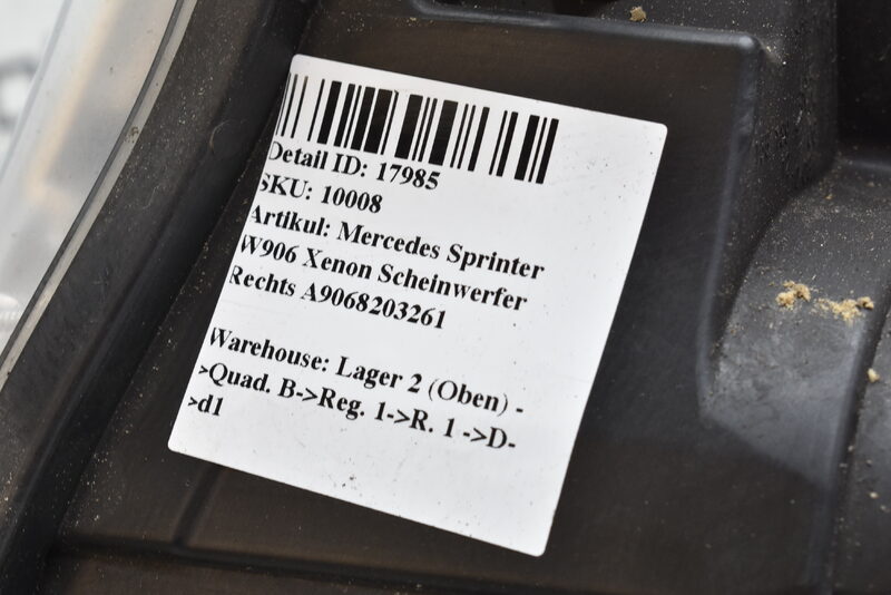 Mercedes Sprinter W906 Xenon Scheinwerfer Rechts A9068203261 Bild 6