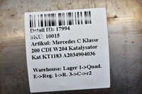 Mercedes C Klasse 200 CDI W204  Katalysator Kat  KT1183 A2034904036 Bild 6
