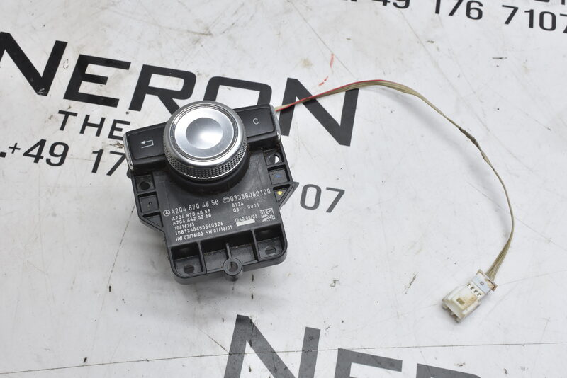 Mercedes C Klasse W204 Drehschalter Bedienfeld Navi Controller A2048704658