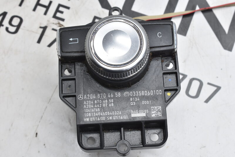 Mercedes C Klasse W204 Drehschalter Bedienfeld Navi Controller A2048704658 Bild 2