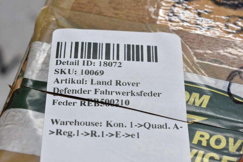 Land Rover Defender Fahrwerksfeder Feder REB500210 Bild 4