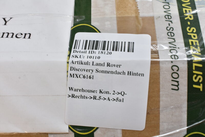 Land Rover Discovery Sonnendach Hinten MXC6161 Bild 3