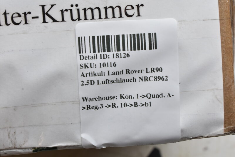 Land Rover LR90 2.5D Luftschlauch NRC8962 Bild 4