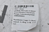 Mercedes E Klasse W212  Bremse Unterdruck Pumpe Unterdruckpumpe A0004302832 Bild 6