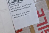 Land Rover Defeder 300 Tdi Tankschutzplatte Bild 5