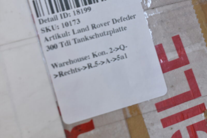 Land Rover Defeder 300 Tdi Tankschutzplatte Bild 5