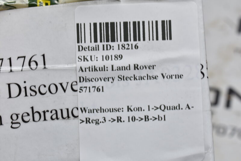 Land Rover Discovery Steckachse Vorne 571761 Bild 4