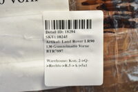 Land Rover LR90 130 Gummimatte Vorne BTR7897 Bild 4
