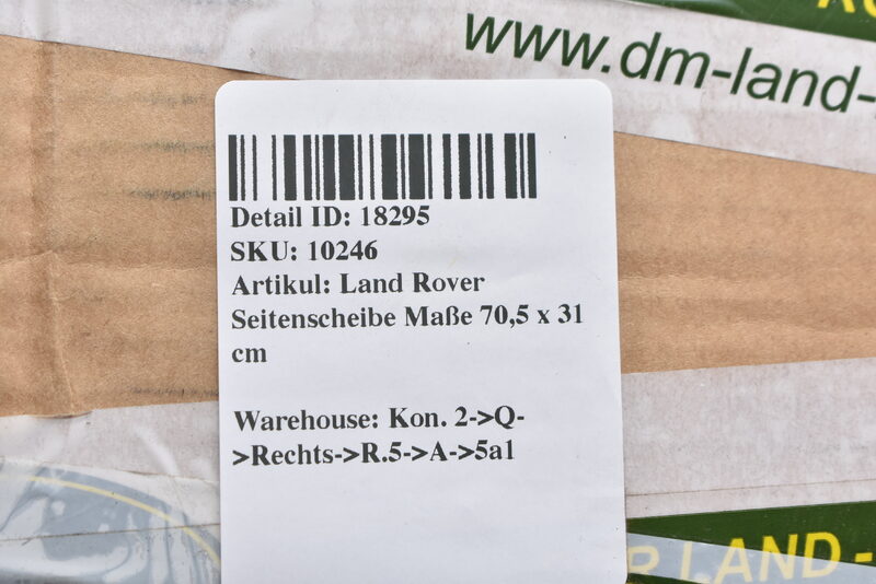 Land Rover Seitenscheibe Maße 70,5 x 31 cm Bild 3