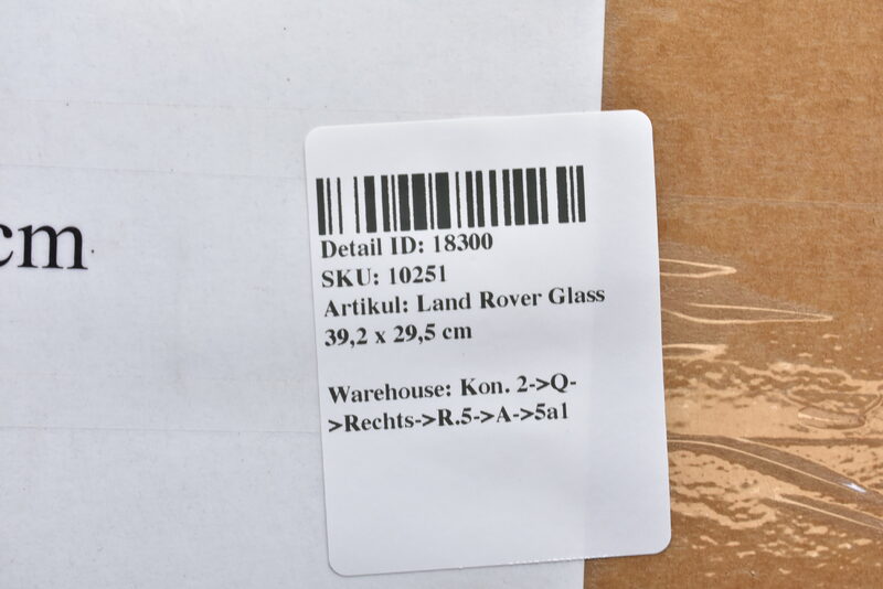 Land Rover Glass 39,2 x 29,5 cm Bild 4