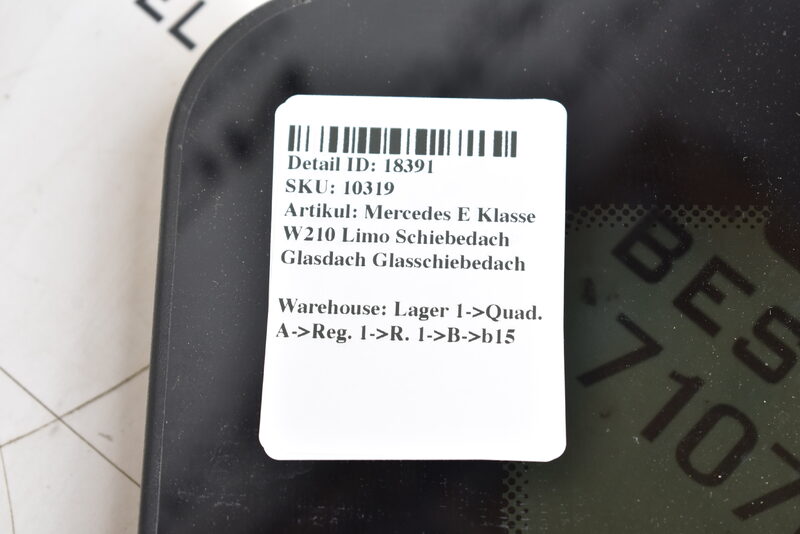Mercedes E Klasse W210 Limo Schiebedach Glasdach Glasschiebedach Bild 5