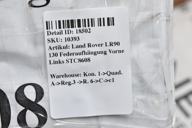 Land Rover LR90 130 Federaufhängung Vorne Links STC8608 Bild 5