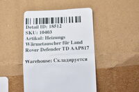 Heizungs Wärmetauscher für Land Rover Defender TD AAP817 Bild 4