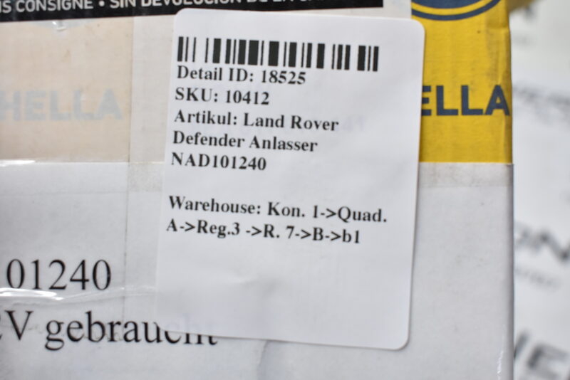 Land Rover Defender Anlasser NAD101240 Bild 5