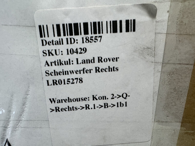 Land Rover Scheinwerfer Rechts LR015278 Bild 8