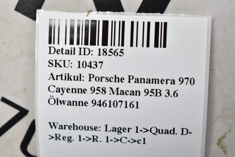Porsche Panamera 970 Cayenne 958 Macan 95B 3.6 Ölwanne 946107161 Bild 7