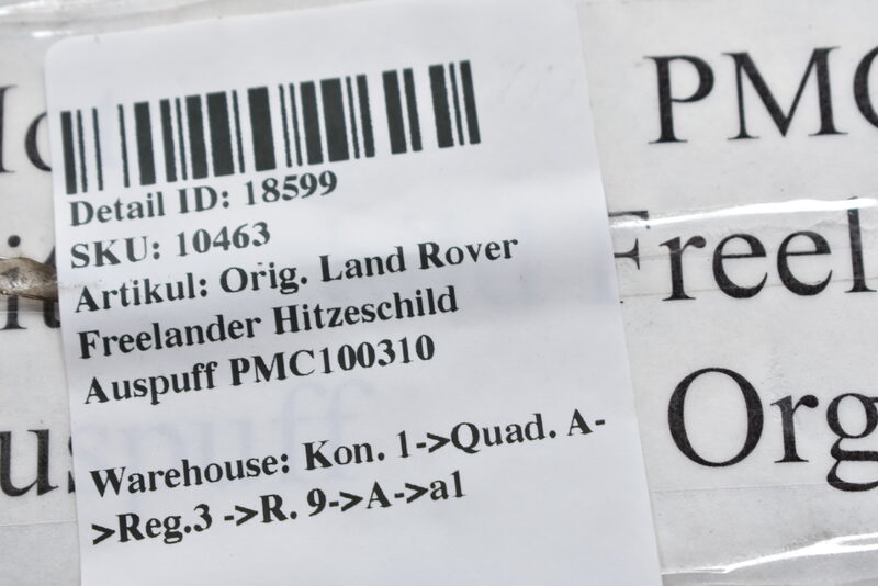 Orig. Land Rover Freelander Hitzeschild Auspuff PMC100310 Bild 5