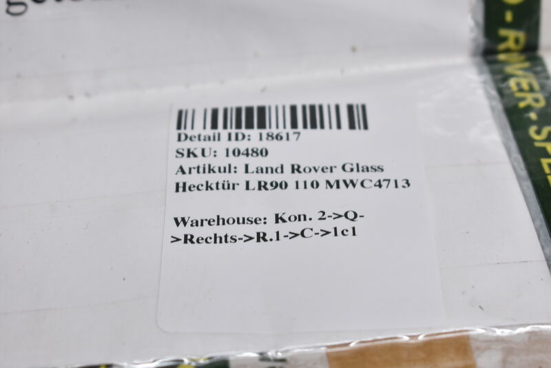 Land Rover Defender Glass Hecktür LR90 110 MWC4713 Bild 3