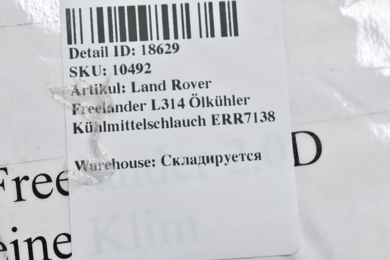 Land Rover Freelander L314 Ölkühler Kühlmittelschlauch ERR7138 Bild 4