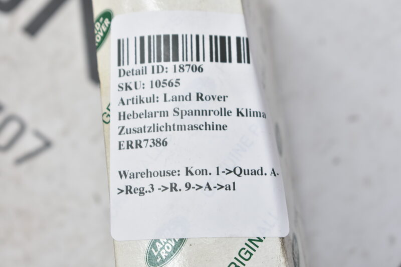 Land Rover Hebelarm Spannrolle Klima Zusatzlichtmaschine ERR7386 Bild 3