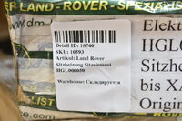 Land Rover Sitzheizung Sitzelement HGL000050 Bild 5