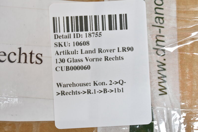 Land Rover LR90 130 Glass Vorne Rechts CUB000060 Bild 3