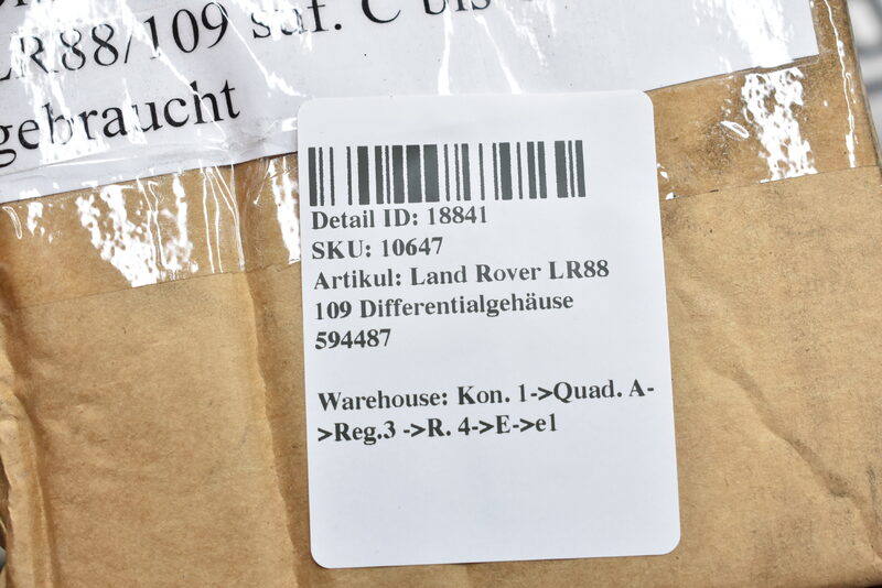 Land Rover LR88 109 Differentialgehäuse 594487 Bild 5