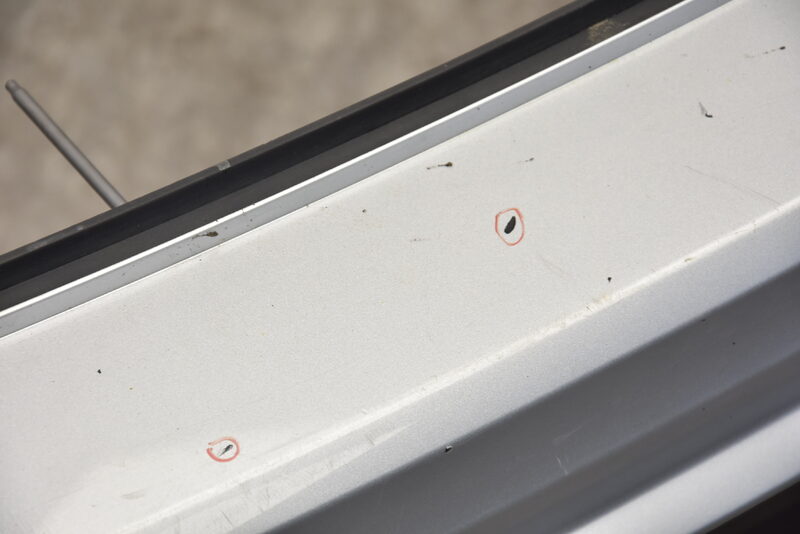 Mercedes C Klasse Kombi Mopf AMG Paket Stoßstange Hinten silber Bild 5
