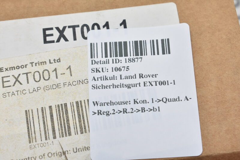 Land Rover Sicherheitsgurt EXT001-1 Bild 3