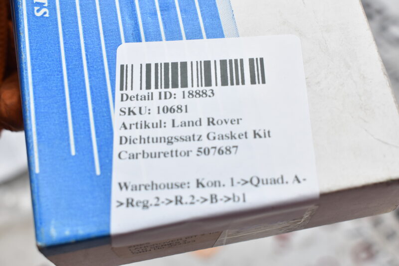 Land Rover Dichtungssatz Gasket Kit Carburettor 507687 Bild 4