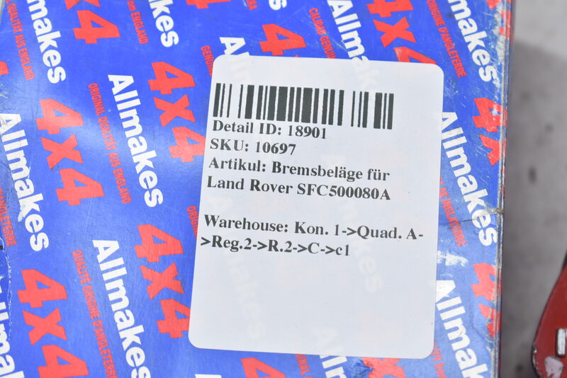 Bremsbeläge für Land Rover SFC500080A Bild 3