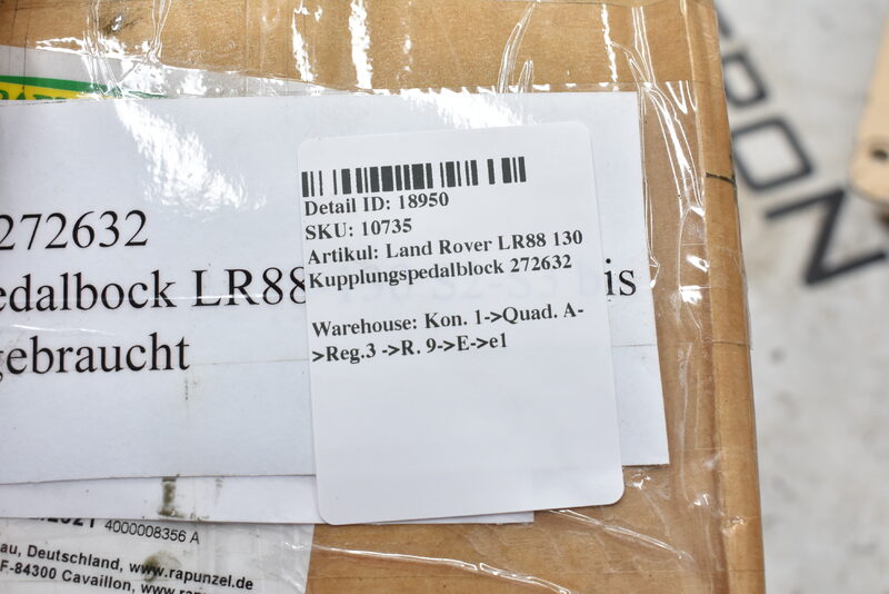 Land Rover LR88 130 Kupplungspedalblock 272632 Bild 5