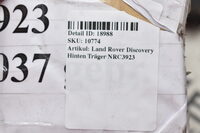 Land Rover Discovery Hinten Träger NRC3923 Bild 5