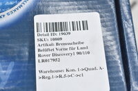 Bremsscheibe Belüftet Vorne für Land Rover Discovery1 90/110 LR017952 Bild 3