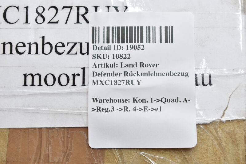 Land Rover Defender Rückenlehnenbezug MXC1827RUY Bild 3