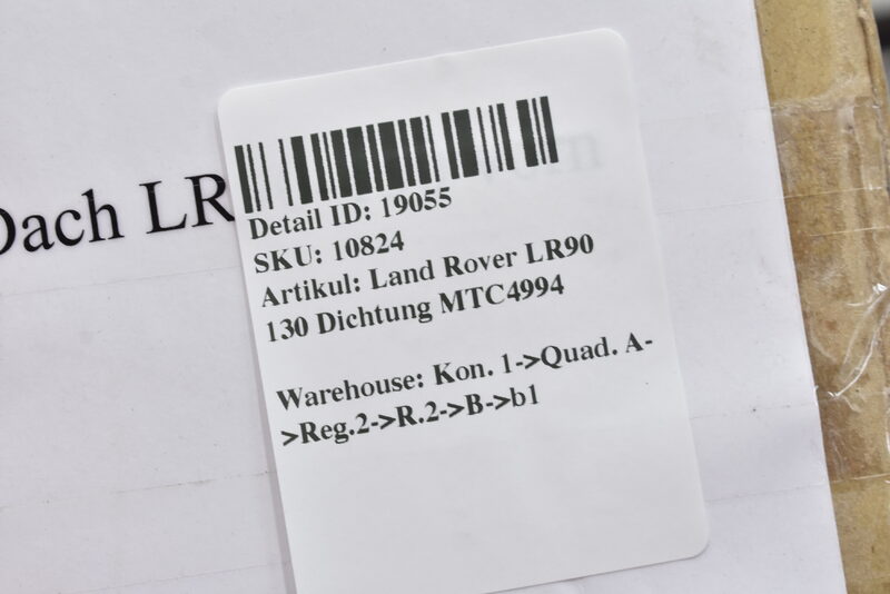 Land Rover LR90 130 Dichtung MTC4994 Bild 4