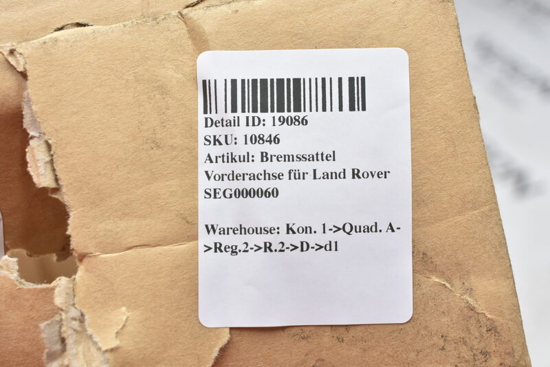 Bremssattel Vorderachse für Land Rover SEG000060 Bild 5