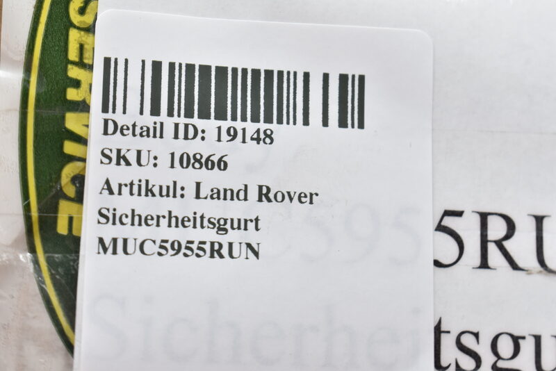 Land Rover Sicherheitsgurt MUC5955RUN Bild 4