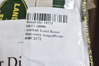 Land Rover Discovery  Auspuffrohr HRC2172 Bild 4