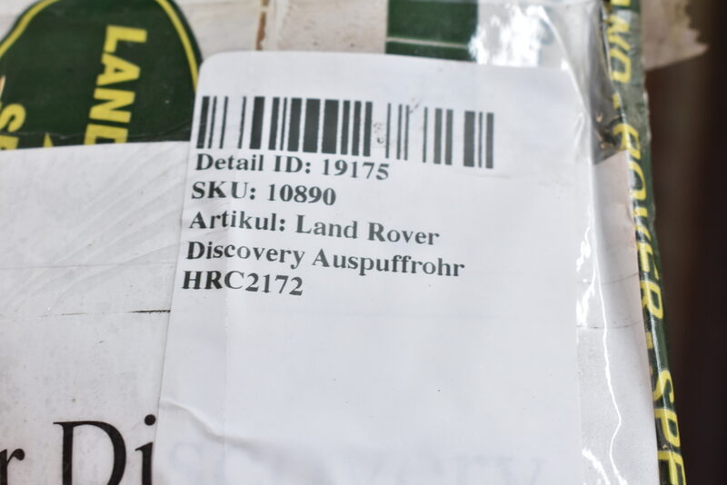 Land Rover Discovery  Auspuffrohr HRC2172 Bild 4