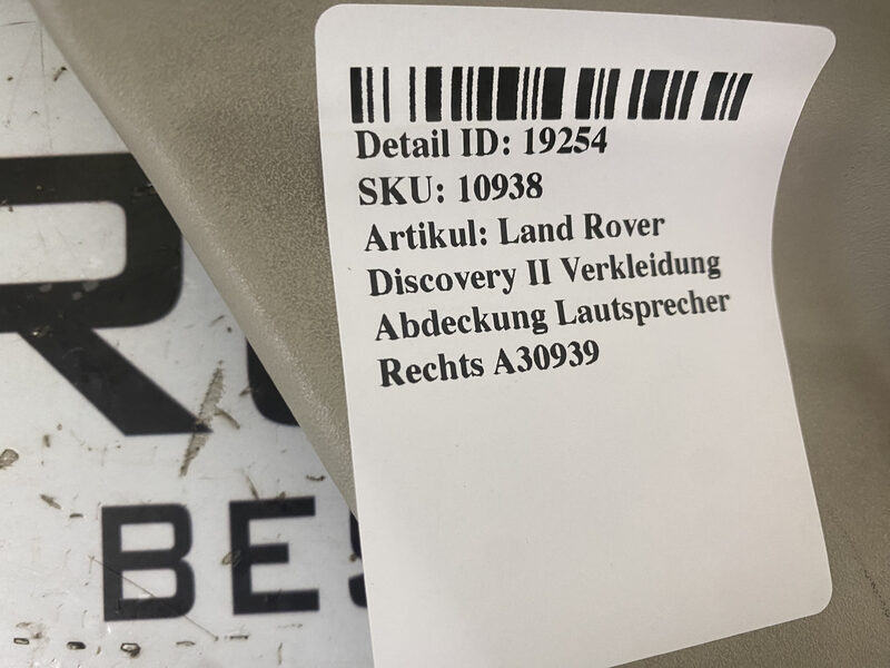 Land Rover Discovery II Verkleidung Abdeckung Lautsprecher Rechts A30939 Bild 8