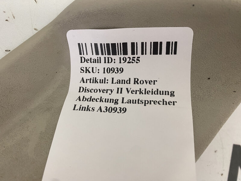 Land Rover Discovery II Verkleidung Abdeckung Lautsprecher Links A30939 Bild 7