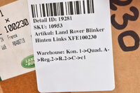 Land Rover Blinker Hinten Links XFE100230 Bild 5