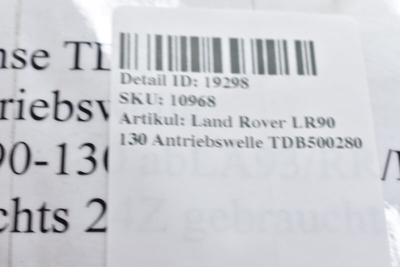 Land Rover LR90 130 Antriebswelle TDB500280 Bild 5