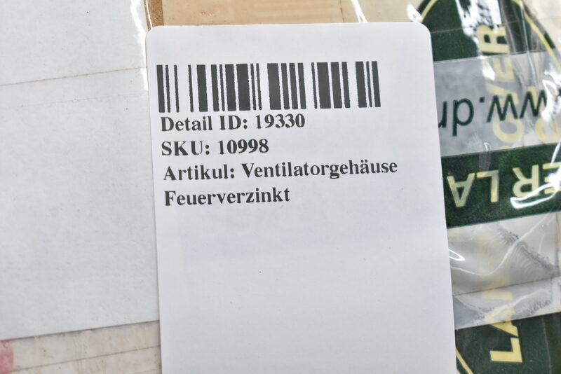 Ventilatorgehäuse Feuerverzinkt Bild 3