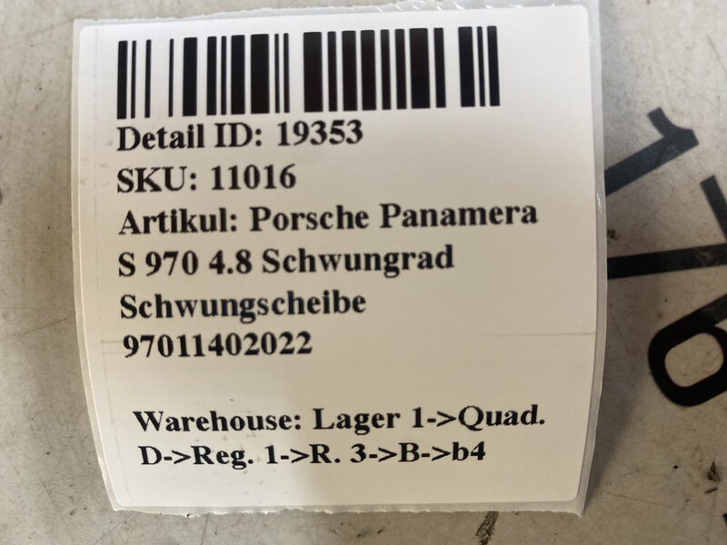 Porsche Panamera S 970 4.8 Schwungrad Schwungscheibe  97011402022 Bild 7