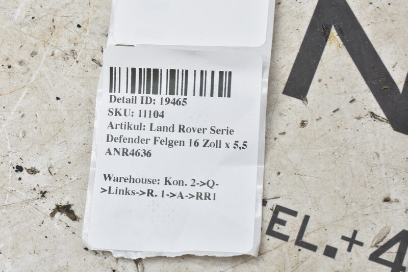 Land Rover Serie Defender Felgen 16 Zoll x 5,5 ANR4636 Bild 4
