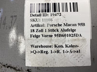 Porsche Macan 95B 18 Zoll 1 Stück Alufelge Felge Vorne 95B601025DA Bild 6