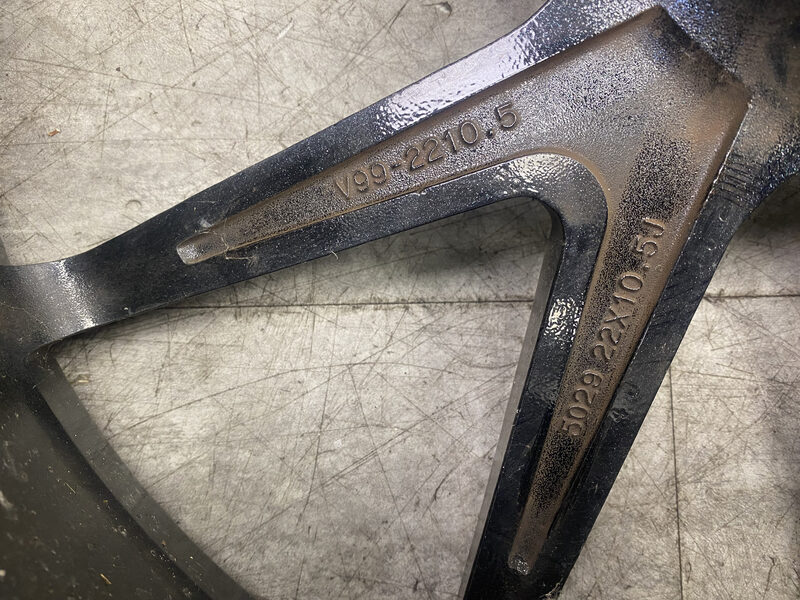 1 Stück Alufelge Felge 22 Zoll V99-2210.5 SAE J2530 für Mercedes S Klasse W221 Bild 7