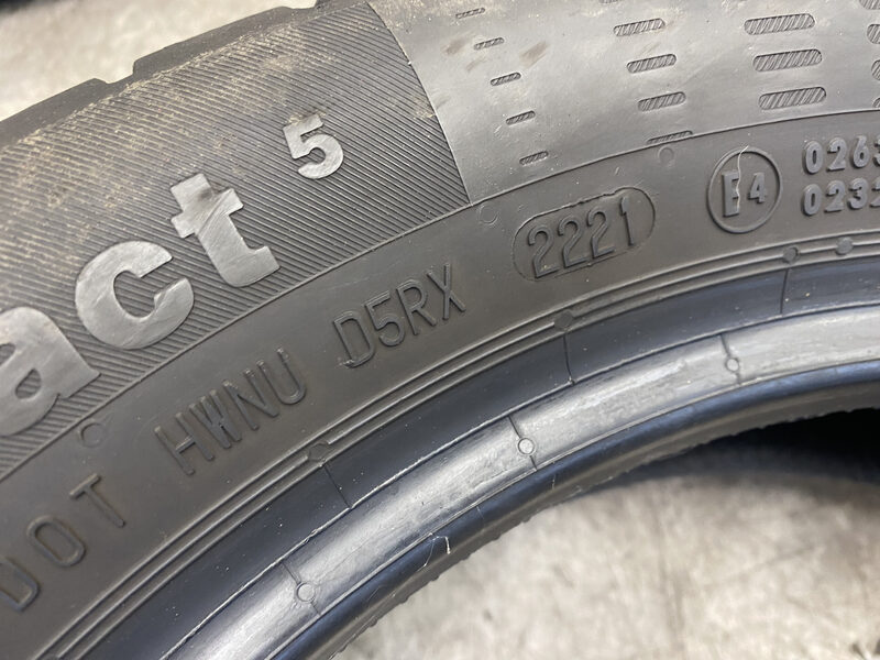 Sommerreifen Continental ContiEco Contact 165 60 R15 DOT 2221 Profile 7 mm Bild 6